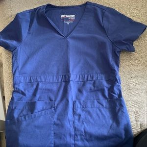 Scrub top.